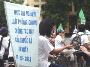 В Ханое прошёл митинг, посвященный Всемирному дню борьбы с курением - ảnh 1